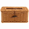 thumbnail image 2 of Cubierta de Caja PañUelos Rectangular RatáN, Soporte para Tejido Bohemio, Dispensador Granja Vintage el Hogar, 2 of 5