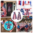 thumbnail image 4 of IFRINID Patriotic Decorative Ribbon Bow, Red White and Blue Holiday Wreath Accent for Front Door, Porch and Independence Day Decor, 4 of 7