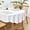 White, variant on Faux Linen Oval Tablecloth Heavy Duty Wrinkle Resistant Fabric Table Cloths 60 x 84 Inch Beige Farmhouse Rustic Table Cover for Kitchen Dining Indoor Outdoor Tabletop Decoration