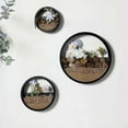 thumbnail image 6 of Efavormart Set of 3 | Black Half Moon Wall Planters, Round Metal Wall Hanging Planter, Modern Indoor/Outdoor Terrarium - 6"|8"|12", 6 of 11