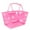 Rosy, variant on Athitqq Mall Shopping Basket Merchandise Storage Basket Plastic Basket with Handles