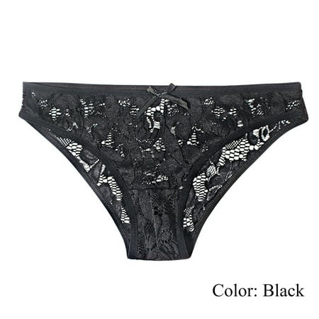 

Hunpta Lace Underwear For Womens Cotton Bikini Panties Soft Hipster Panty Ladies Stretch Sexy Briefs