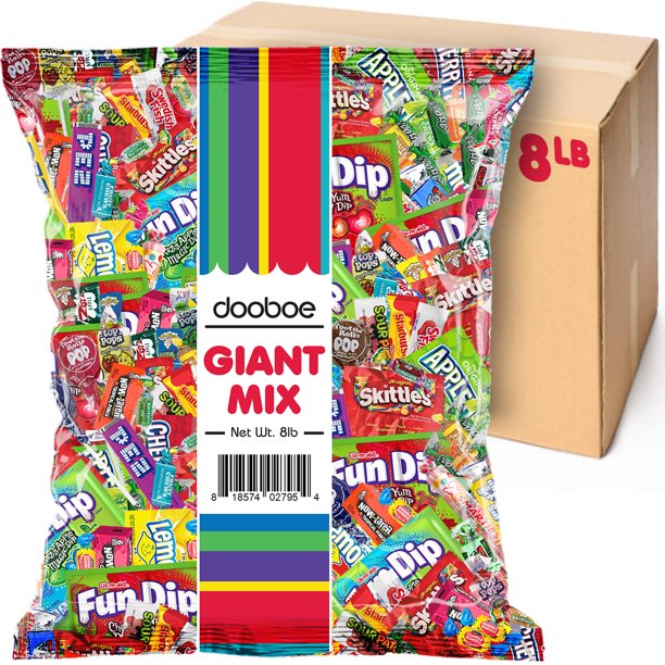 Assorted Candy Bulk 8 Pounds Giant Party Mix Huge Variety Pack