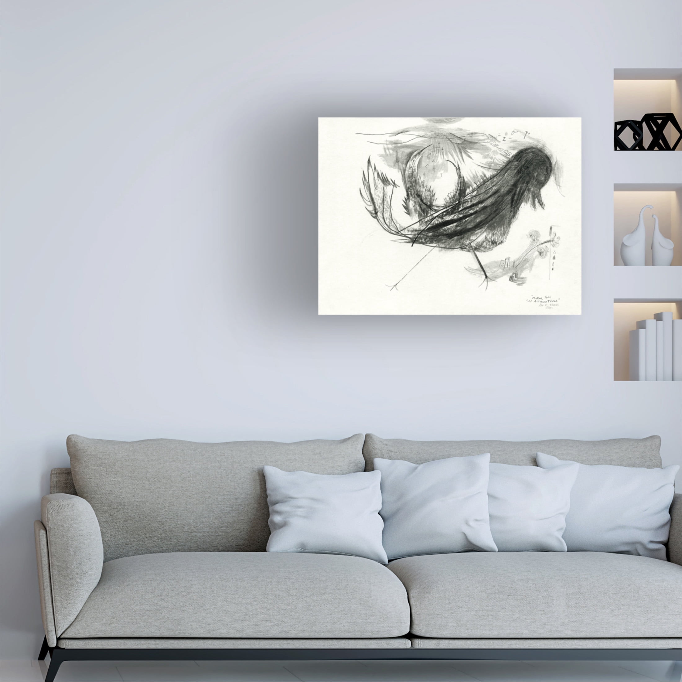 Trademark Fine Art Leonardo Flores  Kill All Alternatives. Canvas Wall Art