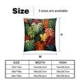 thumbnail image 5 of Tropical Plants Throw Pillow Inserts Set Covers of 2 Decorative Velvet Throw Pillows with Unique Patterns - 16x16, 18x18, 20x20 Inches for Home Decor and Gifts, 5 of 6