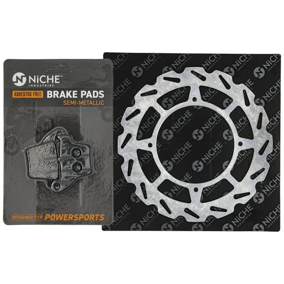 Niche Rear Right Brake Rotor Pad Kit for Honda 06435-KZ4-J41 Motorcycle MK1006637