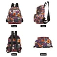 thumbnail image 4 of FORMRS Mini Backpack Purse for Women Travel Daypack Casual Shoulder Bag, Purple Flowers, 4 of 7
