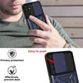thumbnail image 4 of for Samsung Galaxy A05s 4G Case with Slide Camera Cover for Men, Military Grade Drop Phone Cover Case with Rotate Ring Kickstand for Samsung Galaxy A05s 4G SJ Blue, 4 of 14
