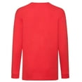thumbnail image 2 of Fruit of the Loom Boys/Girls Valueweight Plain Long-Sleeved T-Shirt, 2 of 4
