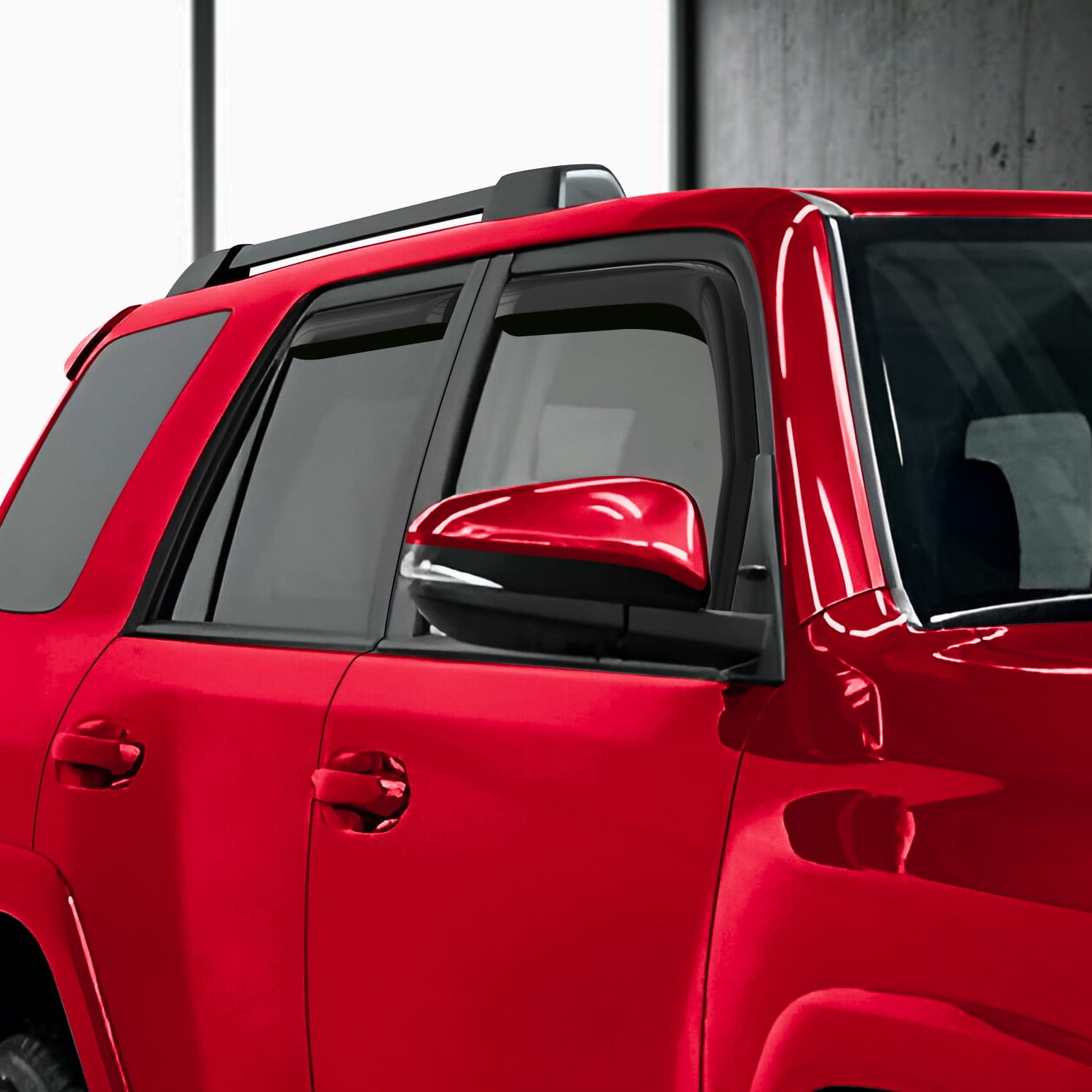 Voron Glass in-Channel Extra Durable Rain Guards for Toyota 4Runner 2010-2024, Window Deflectors, Vent Window Visors, 4 Pieces - 220101