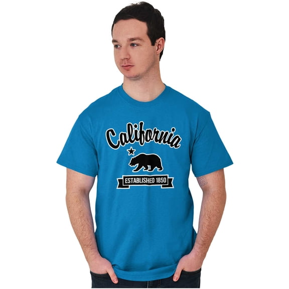 California Cute Cali Bear Souvenir Men's Graphic T Shirt Tees Brisco Brands S