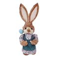 thumbnail image 2 of Fiudx Figura de Conejo de Pascua Tejida En Paja, Conejo Decorativo Artesanal, Diseño Intrincado de Pascua, Decoración Versátil para Mesas o Estantes, Idea de Regalo Navideño, Decoración Festiva para, 2 of 5