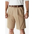 thumbnail image 5 of KingSize Men's Big & Tall Wrinkle-Free Expandable Waist Pleat Front Shorts, 5 of 6