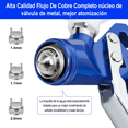 thumbnail image 3 of Pistola de pintura BLOOSOM 600cc 1.4/1.7/2.0 Azul rey, 3 of 5