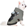 thumbnail image 2 of Fotbe Cartoon Pandas Basketball Sudadera con Estampado para Perros Pequeños – Suéter con Capucha para Mascotas, Tela Suave de Forro Polar con Bolsillo-Medium, 2 of 7