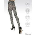 thumbnail image 6 of MeMoi Stylish Tribox Multicolor Fashion Opaque Tights - Womens - Female (Small/Medium, Black/Gray), 6 of 7