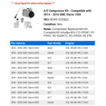 thumbnail image 2 of A/C Compressor Kit - Compatible with 2014 - 2016 GMC Sierra 1500 2015, 2 of 2