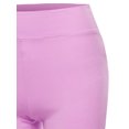 thumbnail image 4 of A2Y Women's Basic Solid Premium Cotton High Rise Bike Shorts Mauve L, 4 of 5