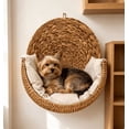 thumbnail image 6 of Handwoven Cat Beds, Rustic Hand‑Braided Wall Cat Perch Decorative Pet Bed for Home Interior, 6 of 6