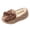 Khaki Shoes, variant on LWITHSZG Girls House Slippers Fuzzy Plush Fleece Lined Leopard Bow Warm Slip On Indoor Outdoor Bedroom Shoes for Kids Size 23