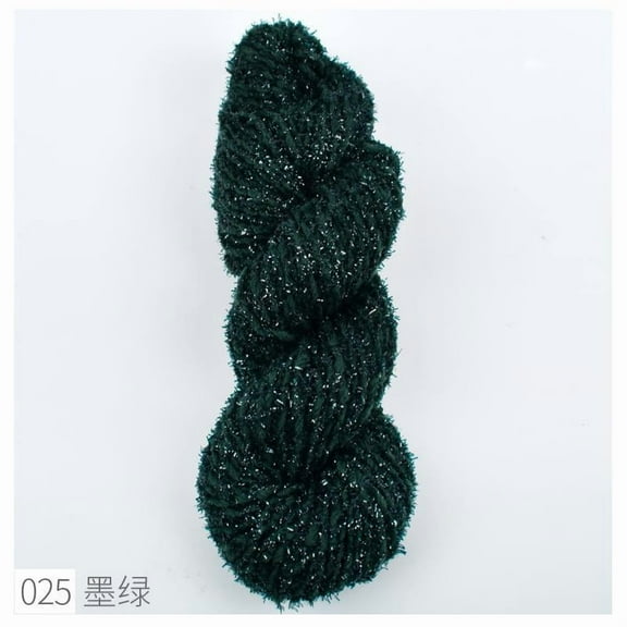 XmhyTop-A Sparkly Yarn 200g Knitting Yarn, Yarn Art Elegance Yarn, Soft Glitter Yarn for Scarves Sweaters , Lightweight Polyester Delicate Sparkle Yarn Crochet,S24