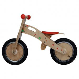 HESSIE Classic Wooden Balance Bike With Adjustable (Best Wooden Balance Bike)
