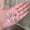 424-L, variant on Long new manicure wearing nail Splendid mountains and rivers show white hand-painted high-end wearing nail piece gold foil medium and long