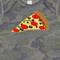 thumbnail image 4 of Inktastic Pizza Slice Boys or Girls Baby Bodysuit, 4 of 5