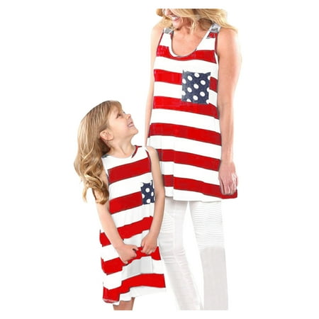 

Cathalem Pajamas for Family Dress Daughter Parent Look Neck Child Mother Sleeveless Family Feeling Pajamas Boys Tractor Suit Red X-Large