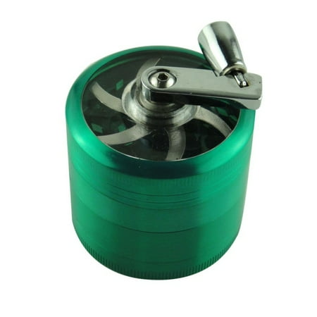 Fysho 40mm Tobacco Grinder Manual Metal 4 Layer Crusher Smoke Herbal Herb Mill Spice Crusher Kitchen