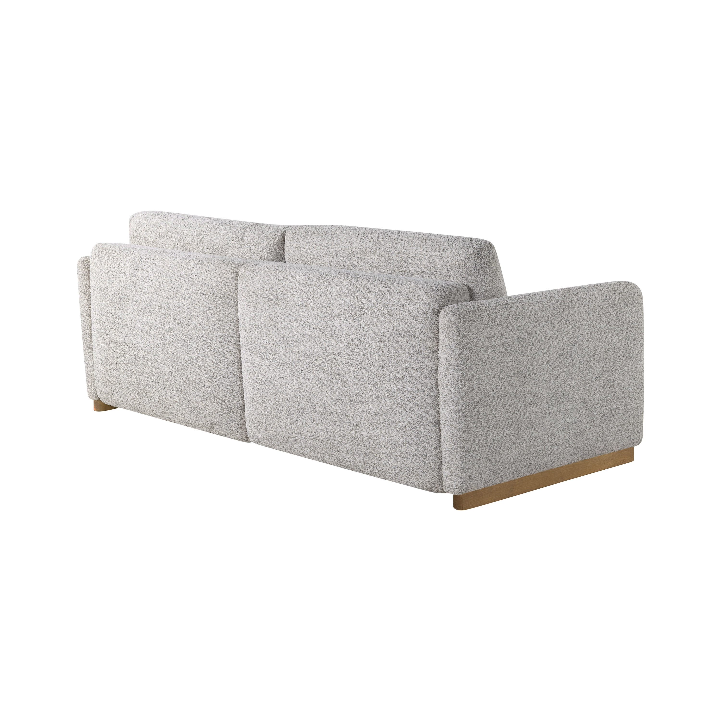 Serta Tatum Modern Convertible Sleeper Sofa, Ivory