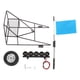 thumbnail image 2 of Cubo de jaula antivuelco RC con luces, cucharón trasero RC con jaula antivuelco de cubo trasero RC Cubo trasero decorativo para camión RC Diseñado con precisión, 2 of 8