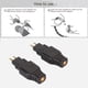 thumbnail image 4 of Adaptador De Conector De Cable MMCX, Macho A Hembra, Adaptador De Cable MMCX De Moldeo Por Inyección Portátil De Una Pieza, Alambre De Estaño Plateado Para HD565 Para HD545, 4 of 7