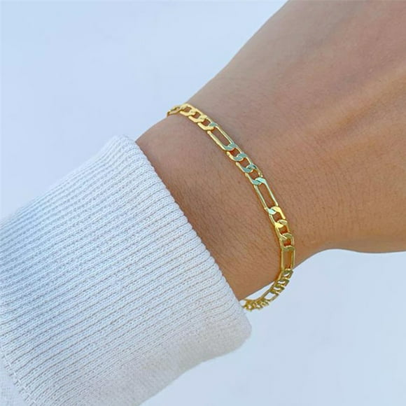 Men's Horsebit Bracelet Gold Men's Steel Bracelet 4mm