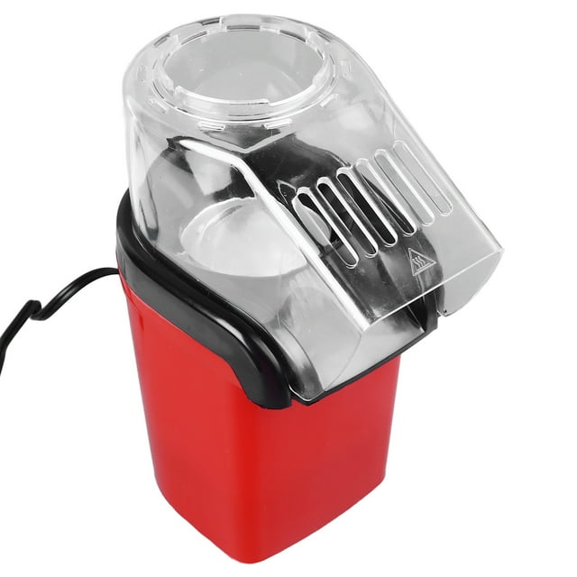 Electric Popcorn Maker, Small Hot Air Popper US Plug 110V With Measuring Cup For Home