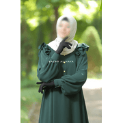 Emerald Zaara Lightweight Summer Spring Abaya Dress - Soft Breathable Crepe Cotton