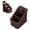 Coffee, variant on Z52LingLing Decoration Handwoven Wicker Remote Control Holder Multi Compartment Desktop Organizer Basket Farmhouse Utensil Caddy for Home Office (Brown)