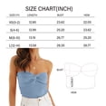 thumbnail image 7 of SUNBS Tube Tops for Women Y2K Summer Twist Knot Knit Strapless Sleeveless Sweater, 7 of 7