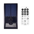 thumbnail image 3 of Bearachild Lámpara de alarma Solar multifunción, alarmas de seguridad con Control remoto, sirena de movimiento PIR, Detector de Sensor ligero, luz de Iluminación y accesorios Rojo Bearachild HA073374-01, 3 of 6