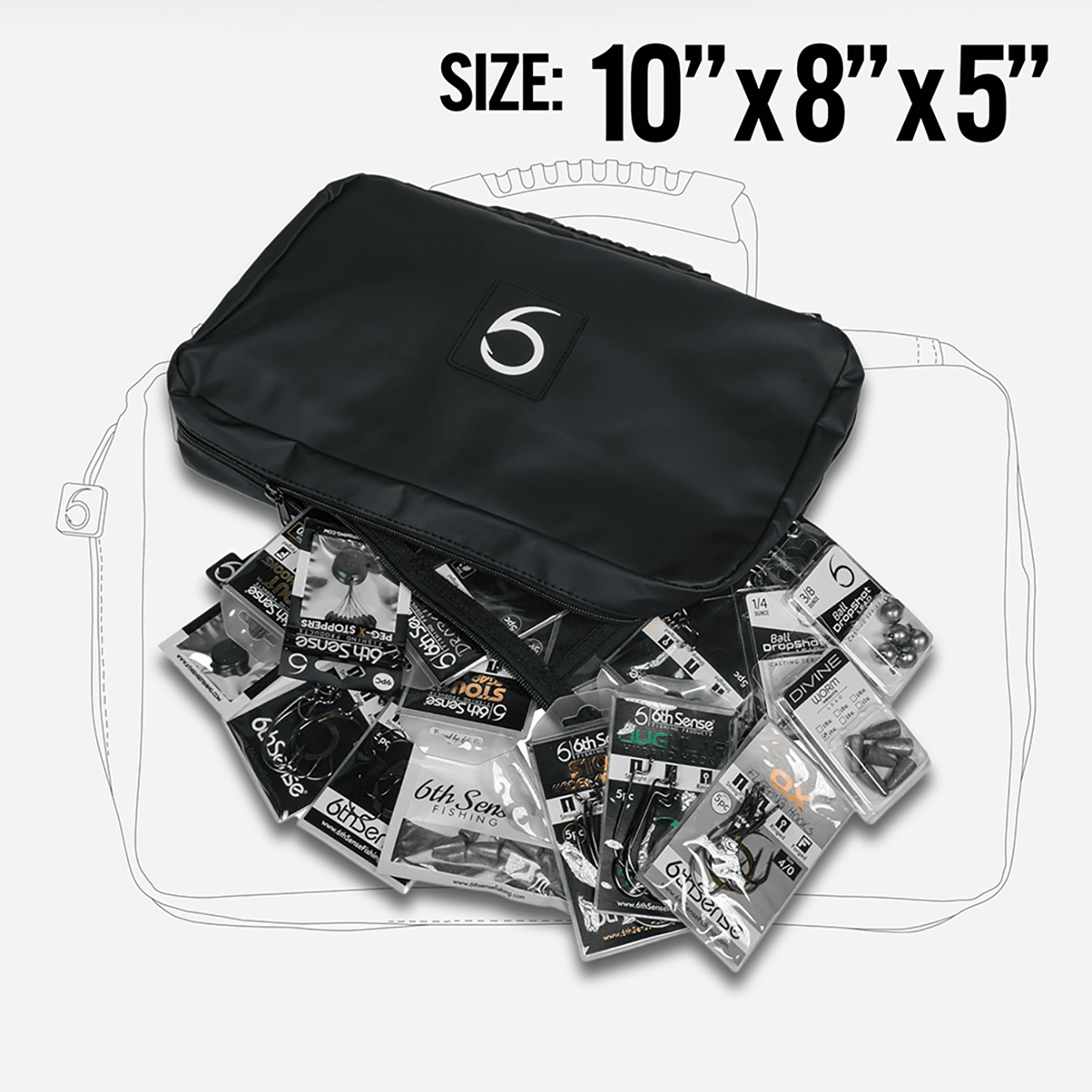 6th Sense – Loaded Terminal Binder Bundle – Organized Terminal Tackle Kit with Hooks, Weights, and Rigging Essentials
