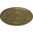 thumbnail image 3 of Ekena Millwork 27"OD x 1 1/8"P Flower Ceiling Medallion (Fits Canopies up to 3 7/8"), Hand-Painted Mississippi Mud Crackle, 3 of 6