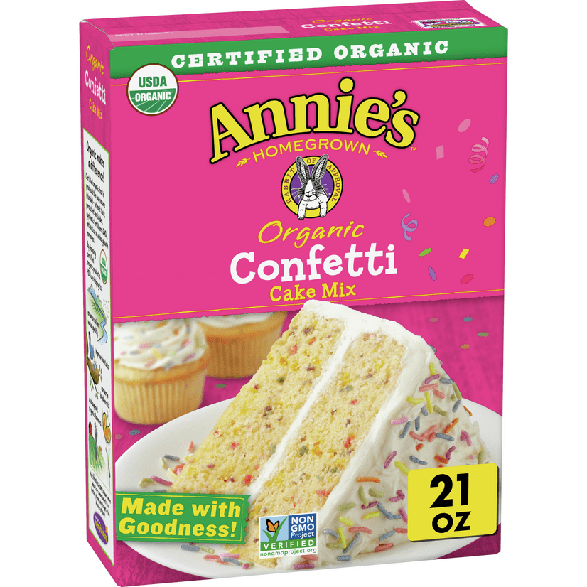 Annie's Organic Confetti Cake Mix, 21 oz