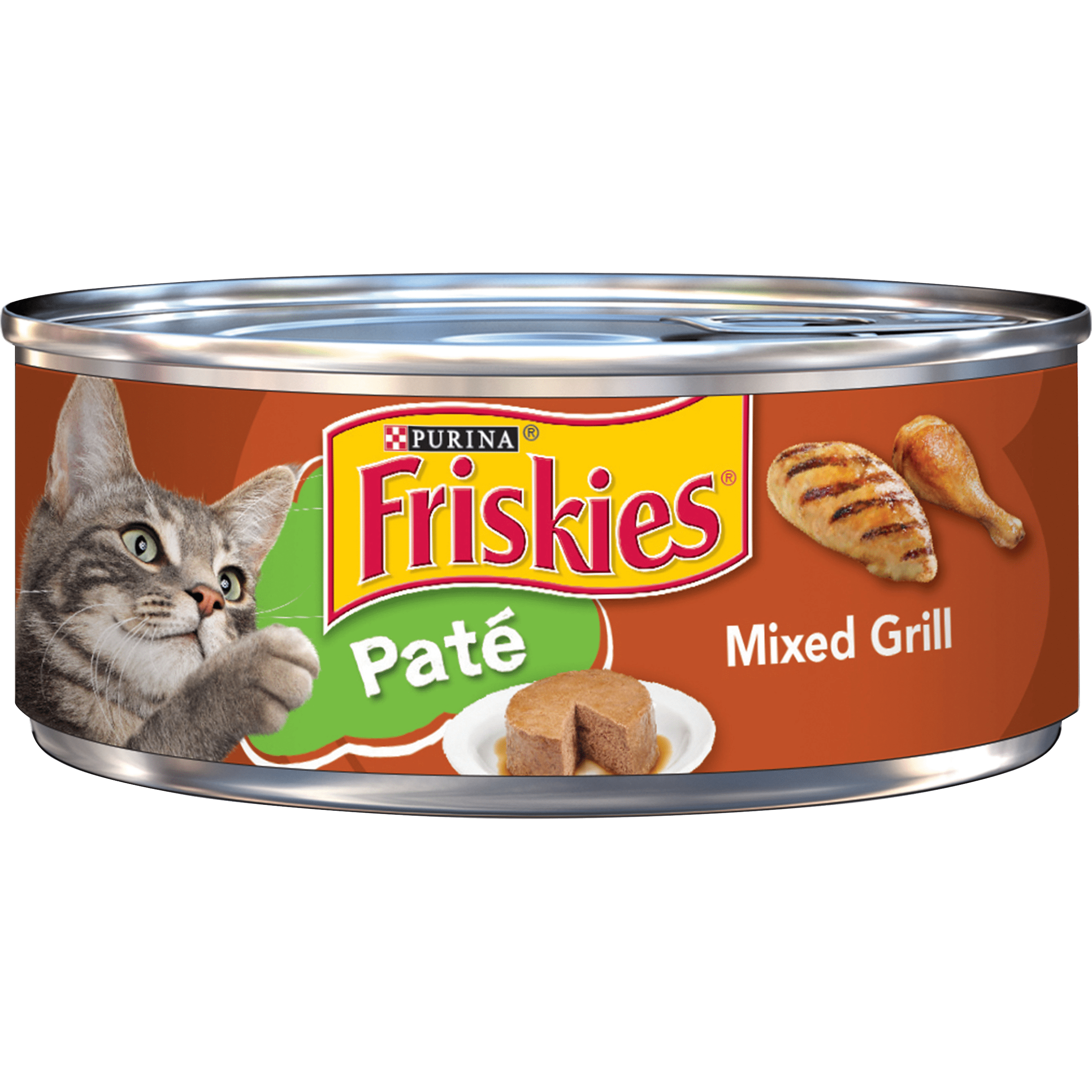 Friskies Pate Wet Cat Food, Pate Mixed Grill, 5.5 oz. Can