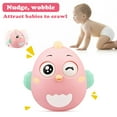 thumbnail image 4 of LNKOO Baby Toys Roly Poly Toys Baby Musical Tumbler Wobbler Toys- Cell Phone Toy with Lights & Music, Sing & Count Musical Phone Toy for 6-9 6-12 12-24 Months Early Learning Educational Toy, 4 of 9