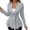 Light Gray, variant on HXWCHs Textured Jacquard Shawl Collar Denim Jacket Button Front Long Sleeve Casual Outerwear Coat for Women S Grey