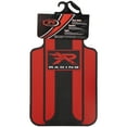 thumbnail image 5 of Plasticolor R Racing Velocity Universal Fit Automotive Floor Mats, Vinyl, Black & Red, 2 Pc, 5 of 7