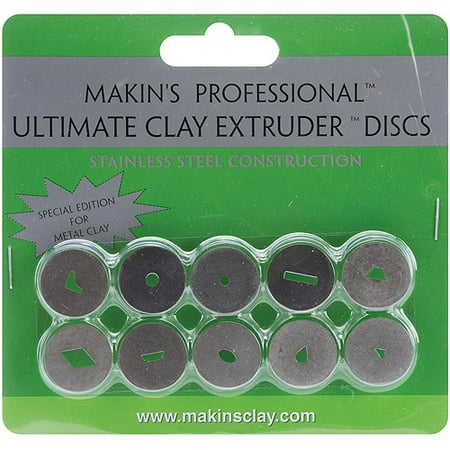 Makin's Professional Ultimate Clay Extruder Discs, 10/pkg