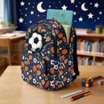 thumbnail image 3 of Yuyamidu Ball Theme 4Pcs Kids Backpack Set for Boys 17 Inch School Bookbag with Lunch Bag Pencil Case Water Bottle Sleeve for Elementary Middle School, 3 of 7