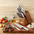 thumbnail image 5 of Marco Almond MA22 Kitchen Knife Sets, 19 Pieces Stainless Steel Hollow Handle Knife Block Set with Steak Knives,Chef Knife,kitchen knife sharpener, 5 of 6