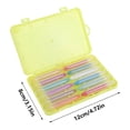 thumbnail image 3 of karymi Washable Dustless Colored Chalk Set with Plastic Barrel and Rotating Pencil Design for Blackboard Glass and Paper Smooth Writing Easy Clean Room Decor, 3 of 7